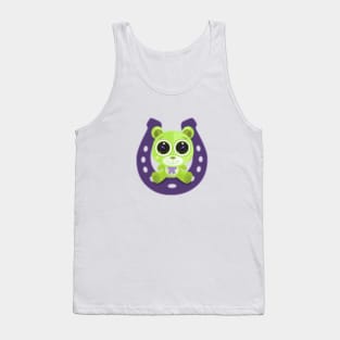 Teddy Bear - Lucky Green Tank Top